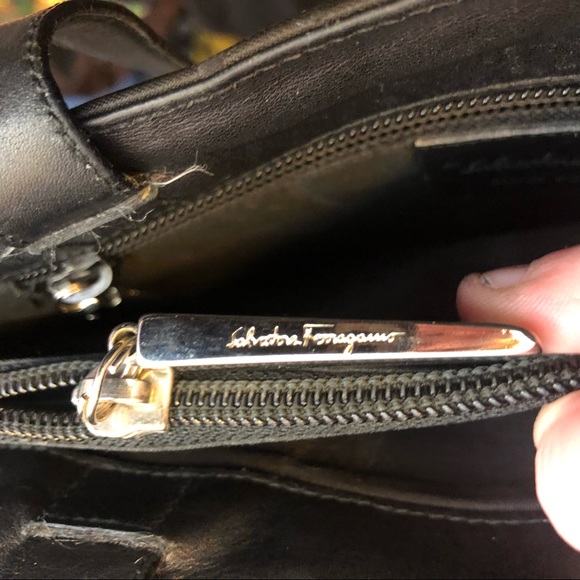 Vtg Salvatore Ferragamo tote bag - Picture 15 of 16